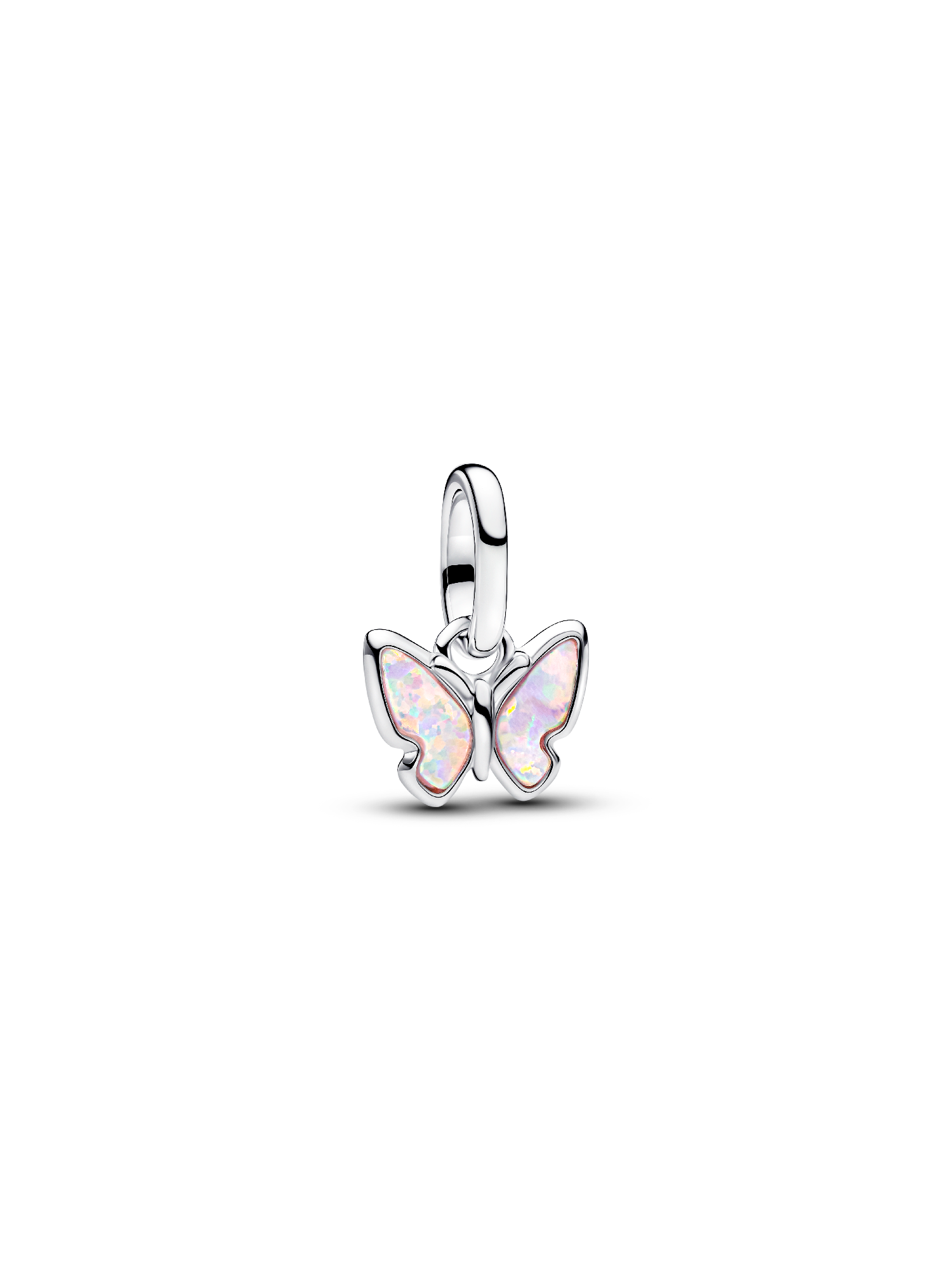 Pink Butterfly Mini Dangle Charm | スターリングシルバー | パンドラ'