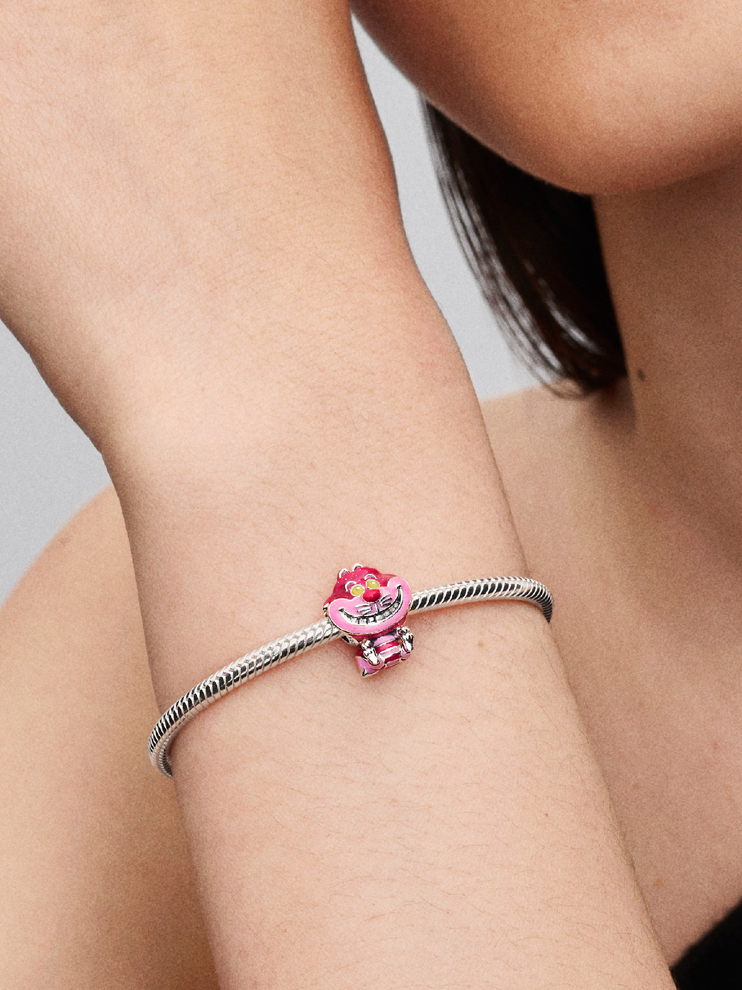 Disney Alice in Wonderland Cheshire Cat Charm | スターリング