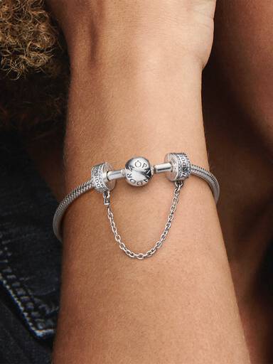 Logo Safety Chain Clip Charm