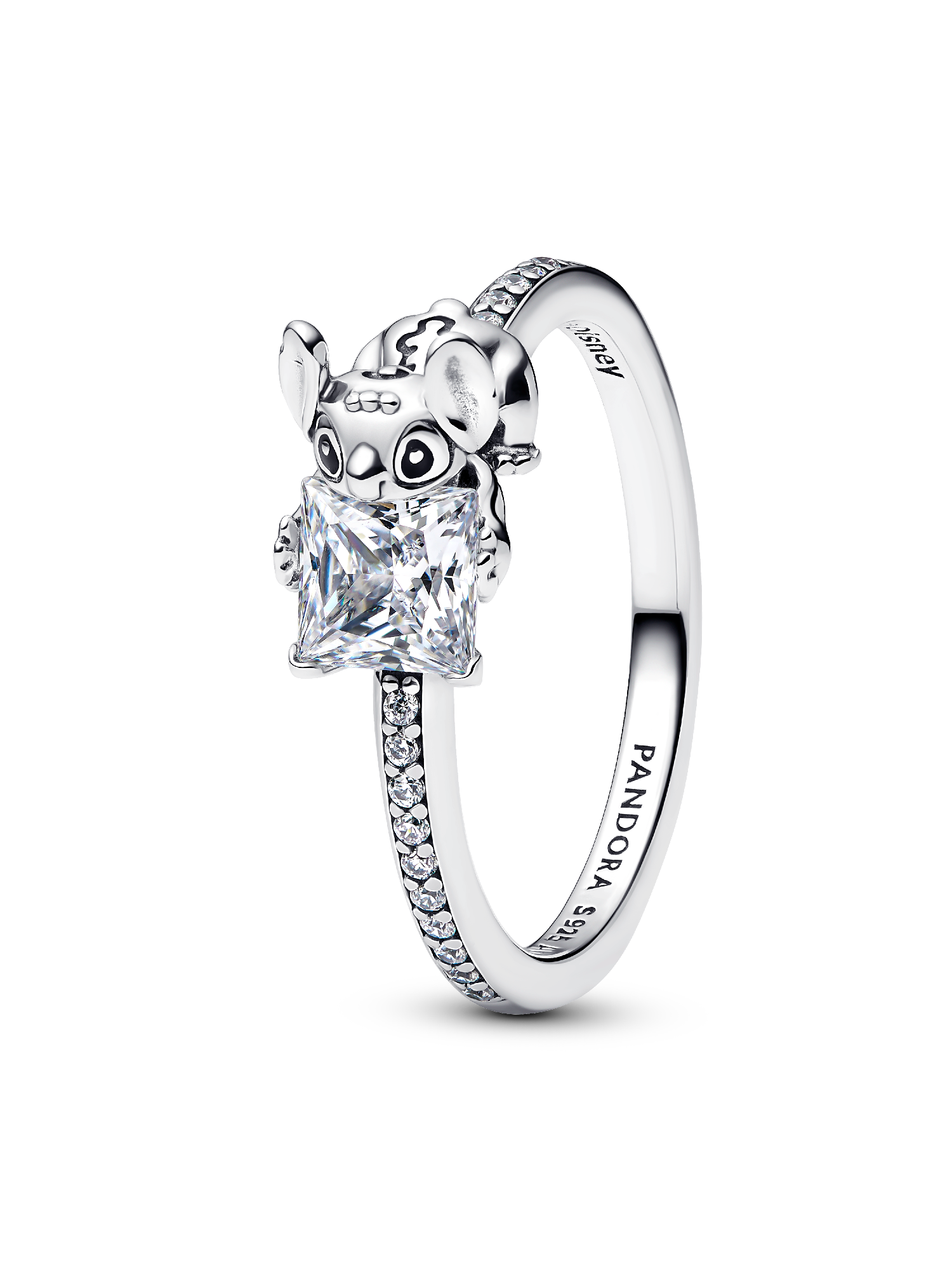 Disney Stitch & Stone Ring | スターリングシルバー | パンドラ'