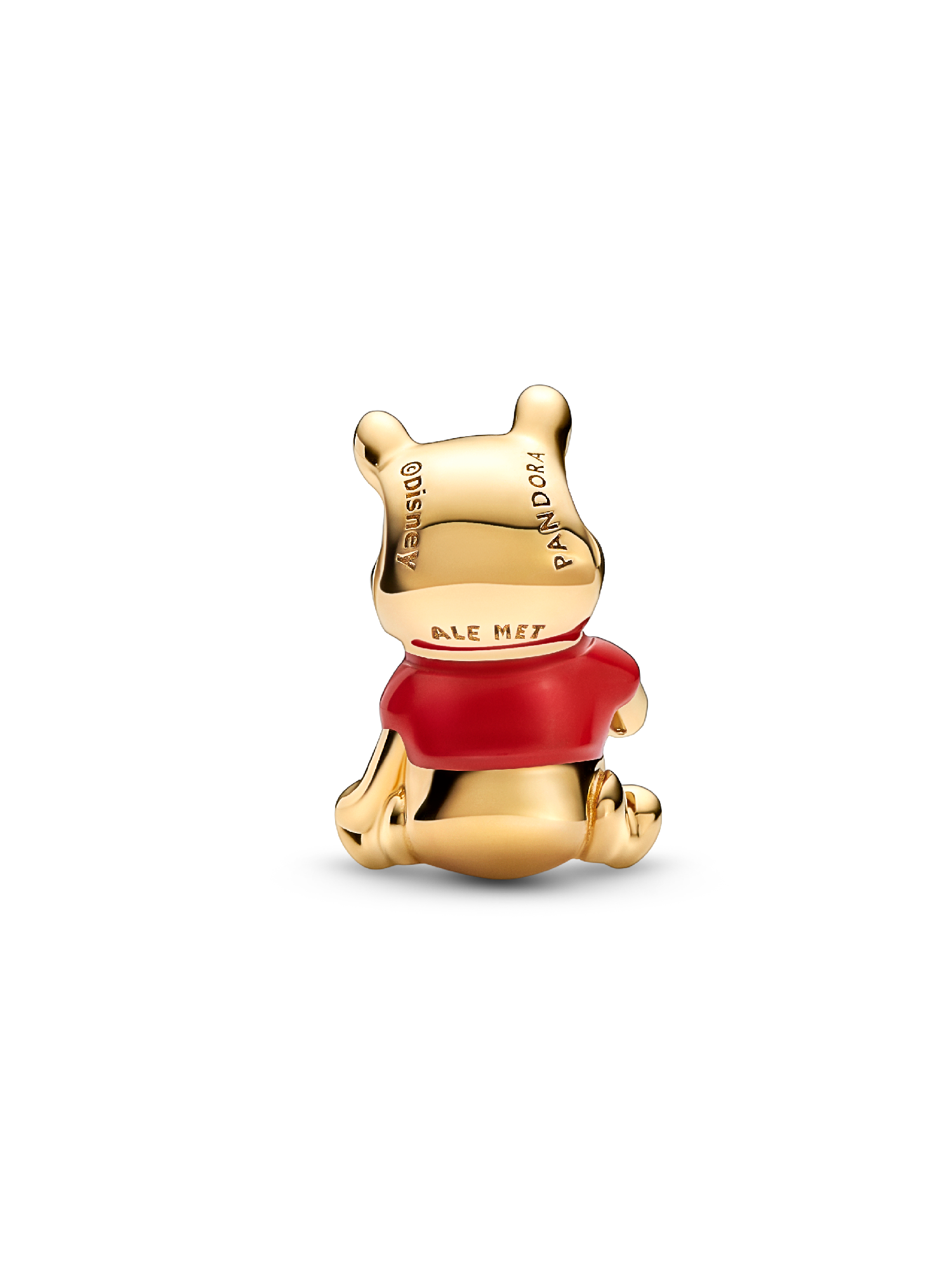 Disney Winnie the Pooh Bear Charm | ゴールドプレーティング | パンドラ'
