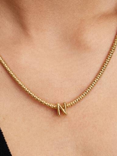 Letter N Alphabet Charm