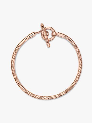 Pandora Moments T-Bar Snake Chain Bracelet