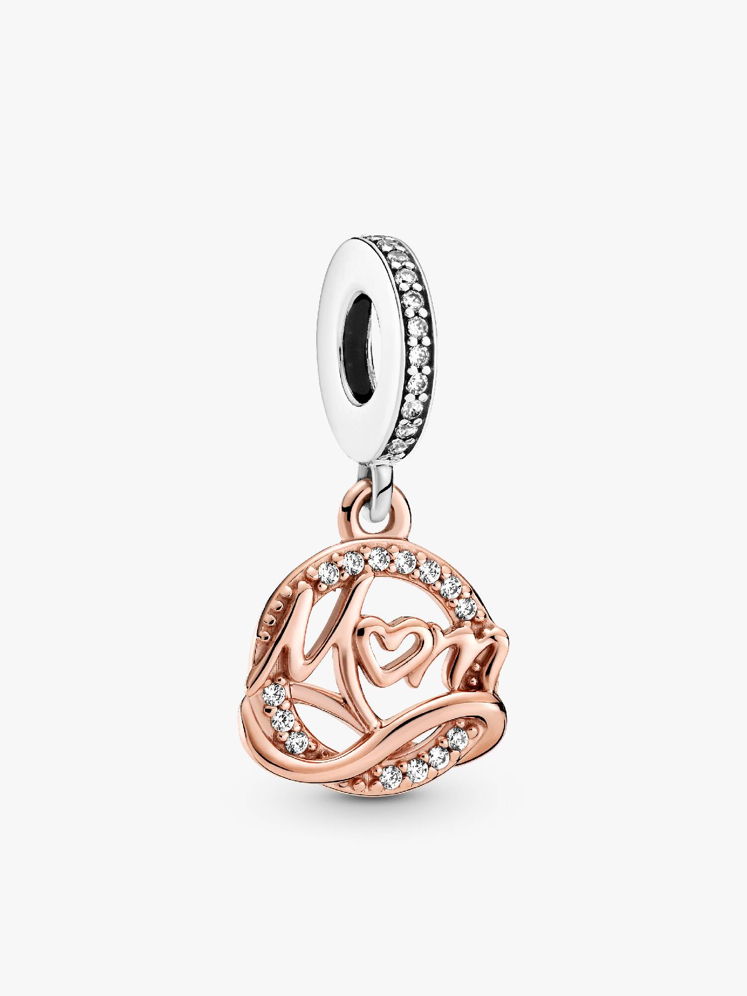 Two-tone Mum Dangle Charm
