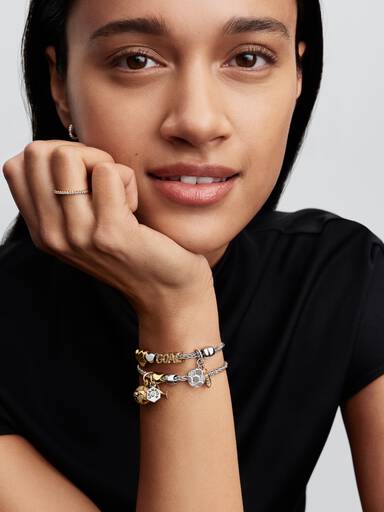 Engravable Trophy Double Dangle Charm