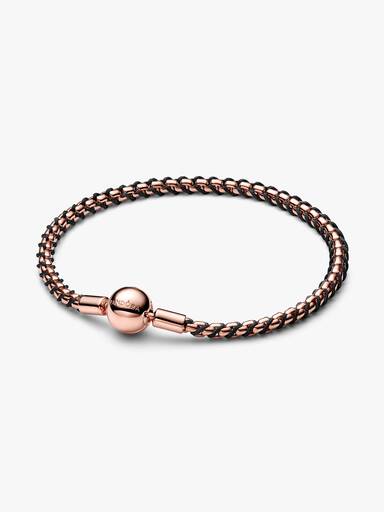 Black Cord Snake Chain Bracelet