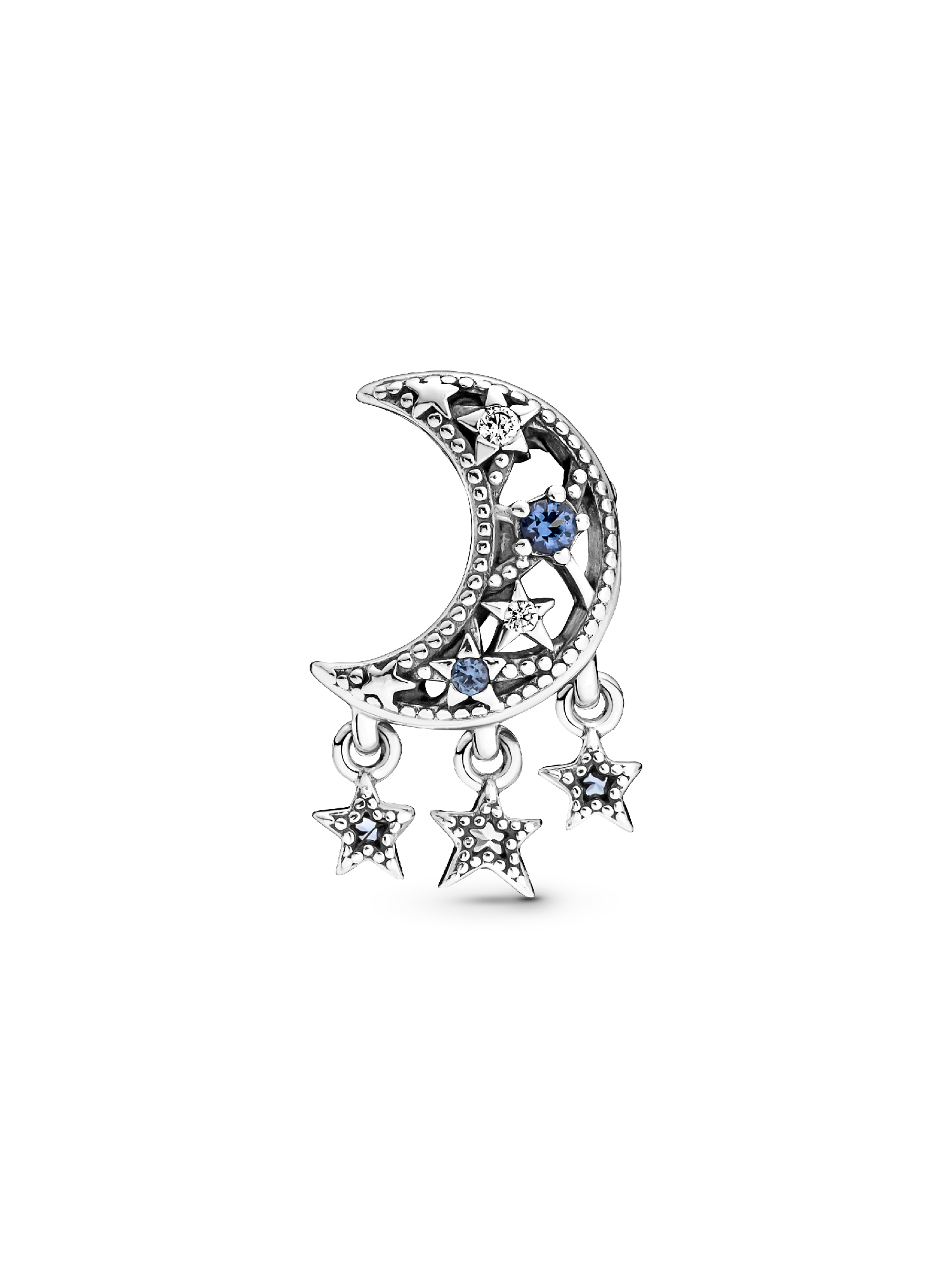 Star & Crescent Moon Charm | スターリングシルバー | パンドラ'