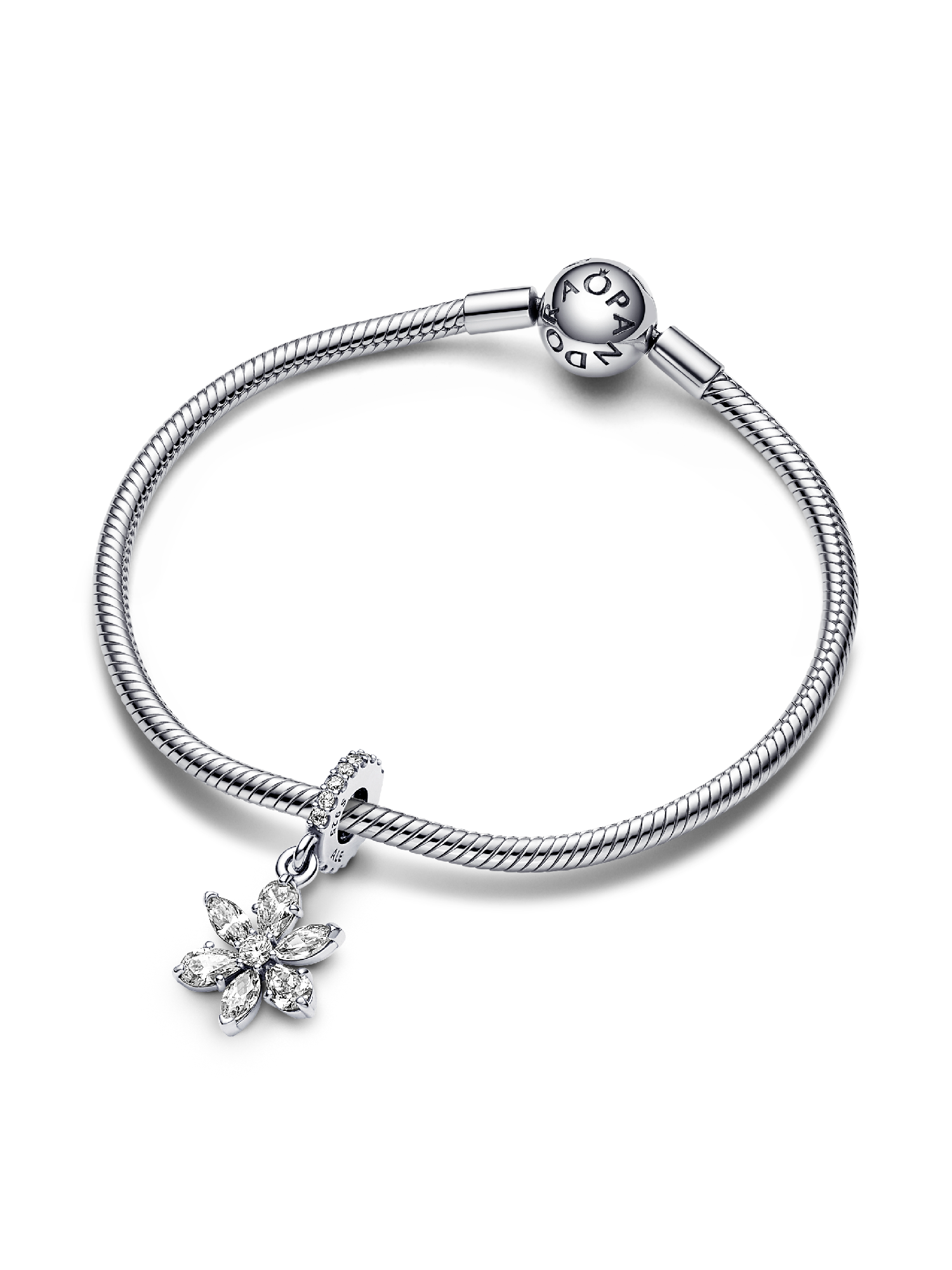 Sparkling Herbarium Cluster Dangle Charm | スターリングシルバー