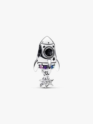 Space Love Rocket Charm