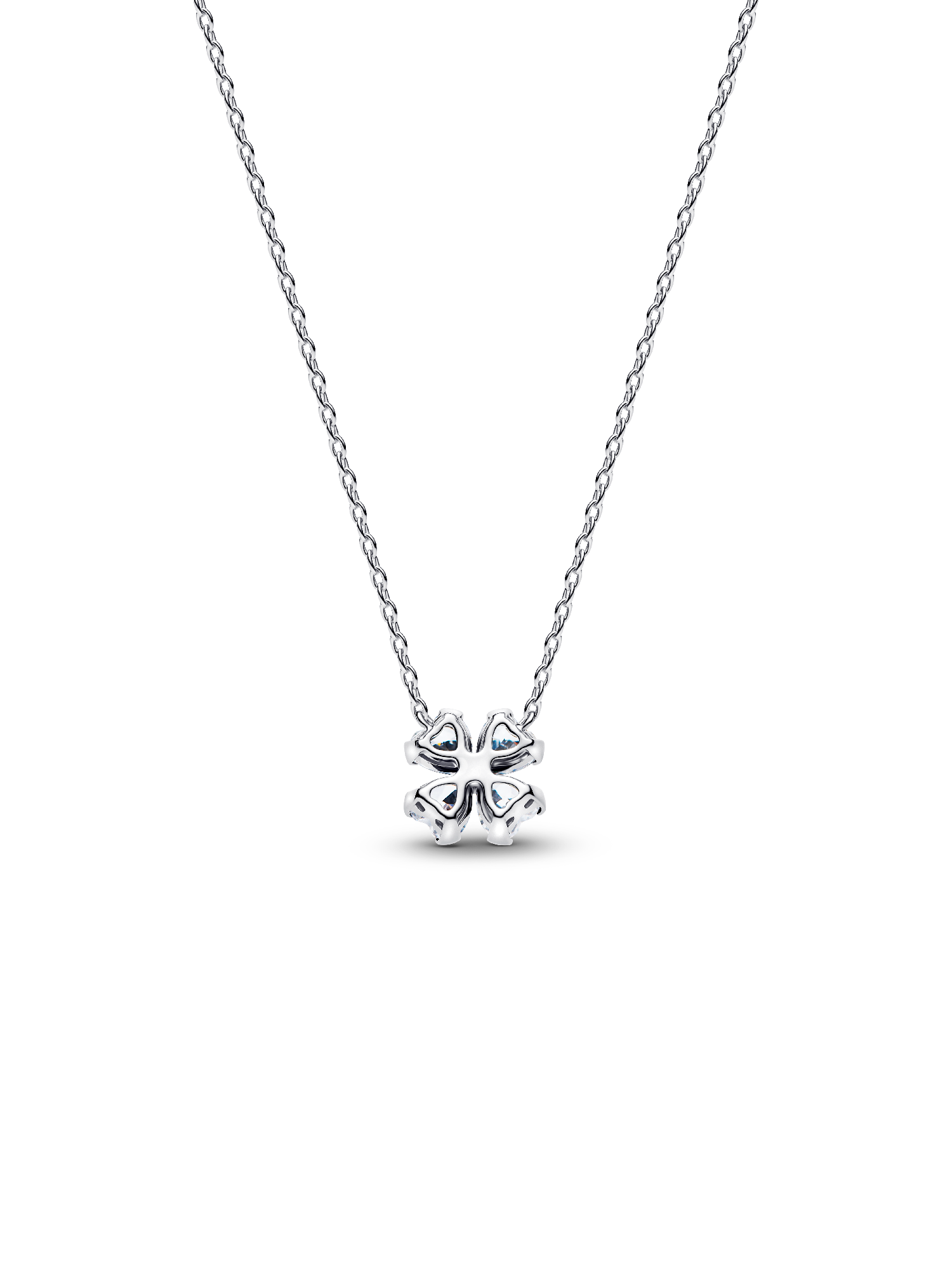 PANDORA ネックレス クローバー シルバー Sparkling Lucky Clover Pendant Necklace | スターリングシルバー