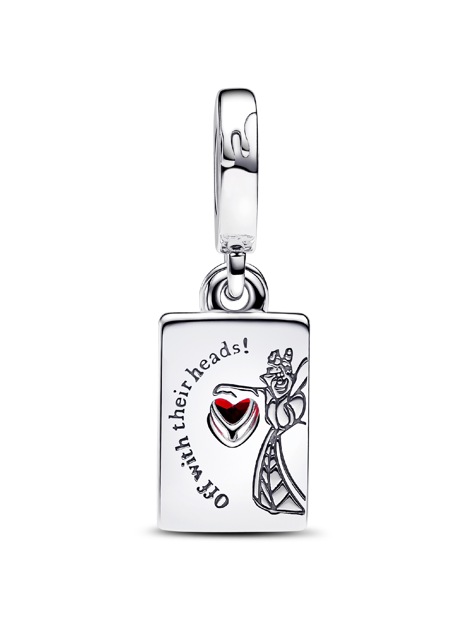 Disney Villains Queen of Hearts Double Dangle Charm | スターリング