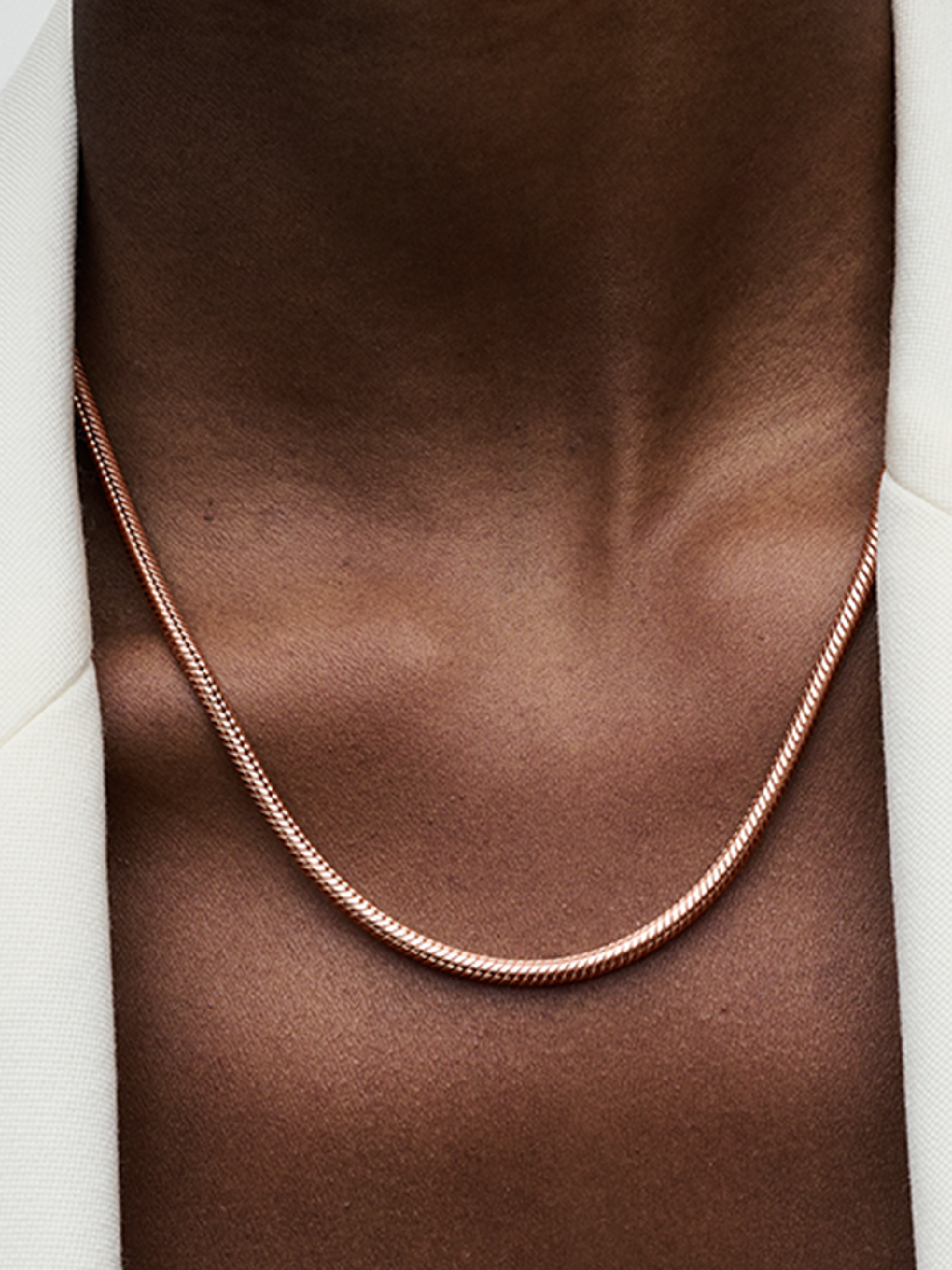 Snake Chain Necklace | ローズゴールドプレーティング | パンドラ'