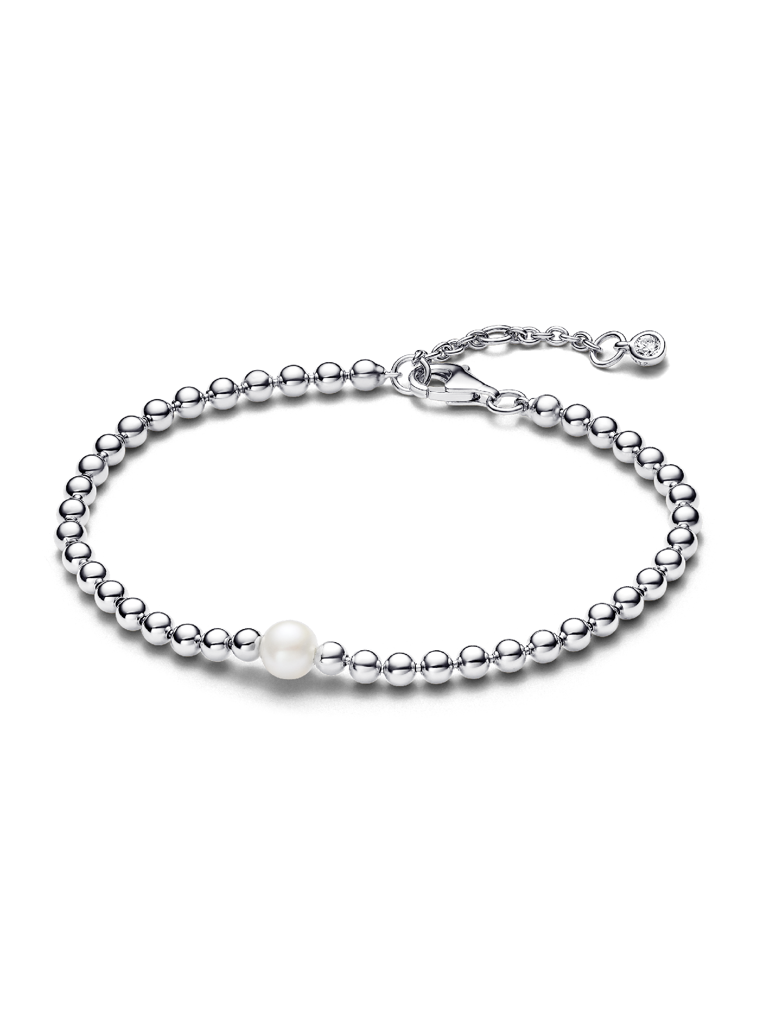 Treated Freshwater Cultured Pearl & Beads Bracelet | スターリング