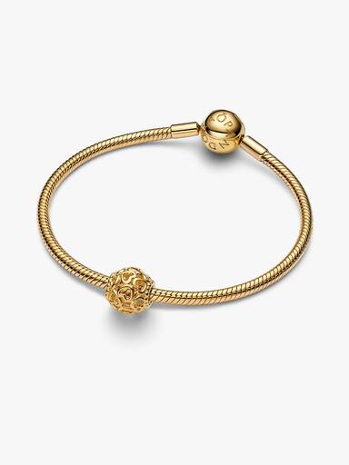 Openwork Heart Charm