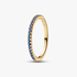 Sparkling Blue Half-Eternity Band Ring Sparkling Blue Half-Eternity Band Ring