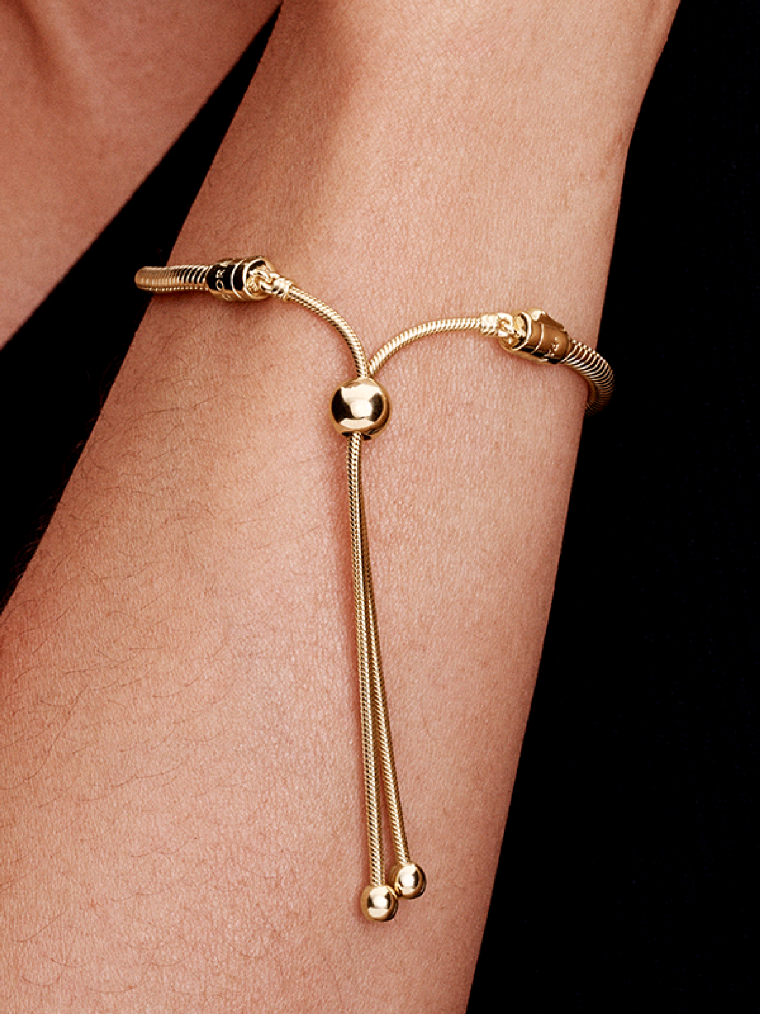 Snake Chain Slider Bracelet | ゴールドプレーティング | パンドラ'