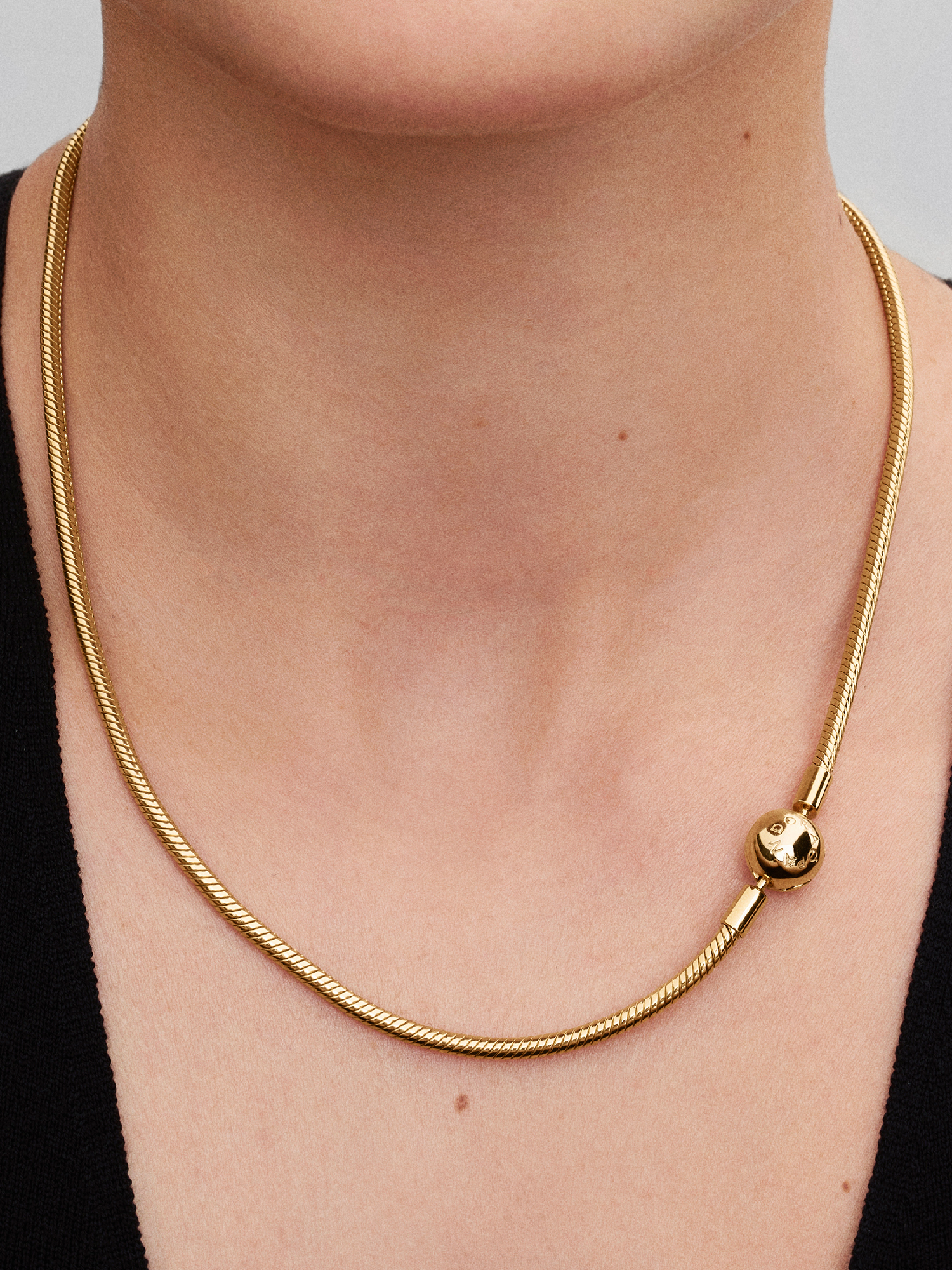 Snake Chain Necklace | ゴールドプレーティング | パンドラ'