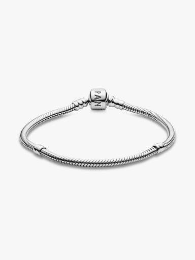 Barrel Clasp Snake Chain Bracelet
