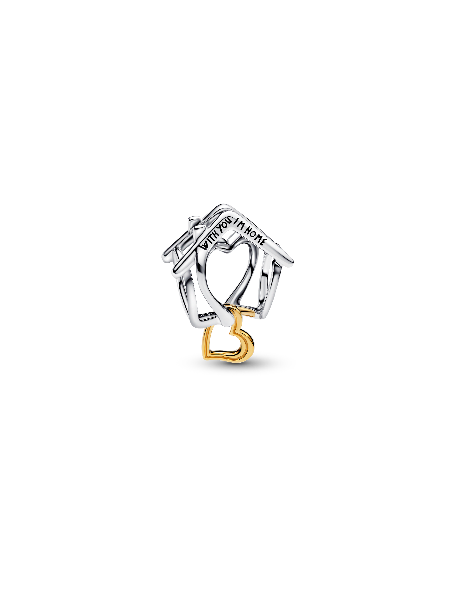 Home & Heart Charm | ツートーン | パンドラ'