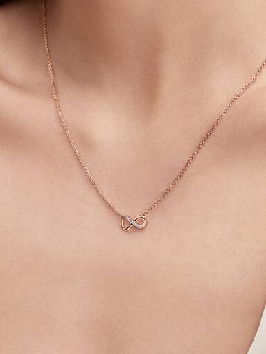 Sparkling Infinity Collier Necklace