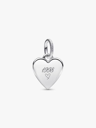 Engravable Heart Tag Pendant