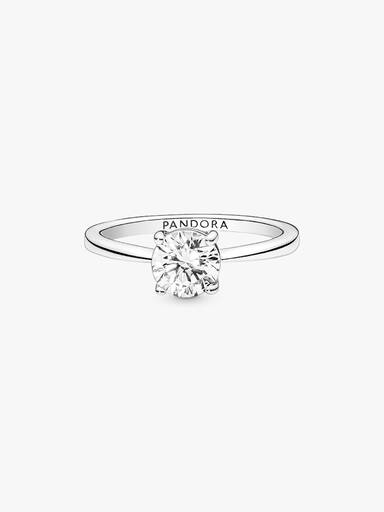 Sparkling Solitaire Ring