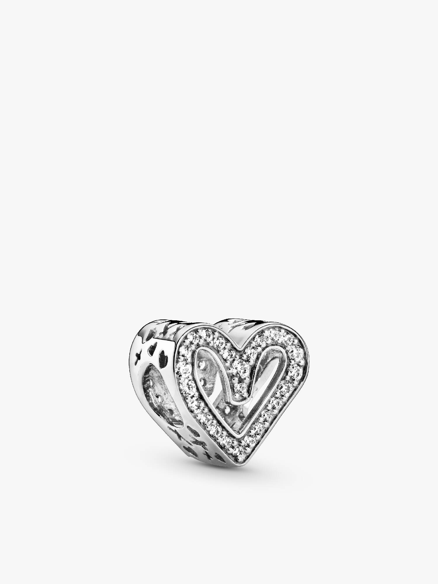 Sparkling Freehand Heart チャーム