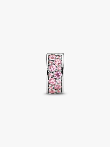 Pink Pavé Clip Charm