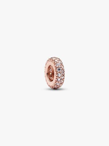 Clear Sparkle Spacer Charm