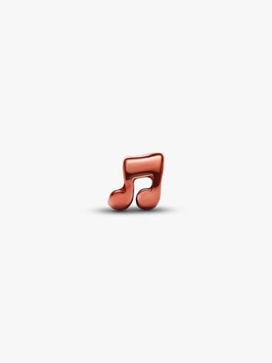Orange Music Note Mini Charm