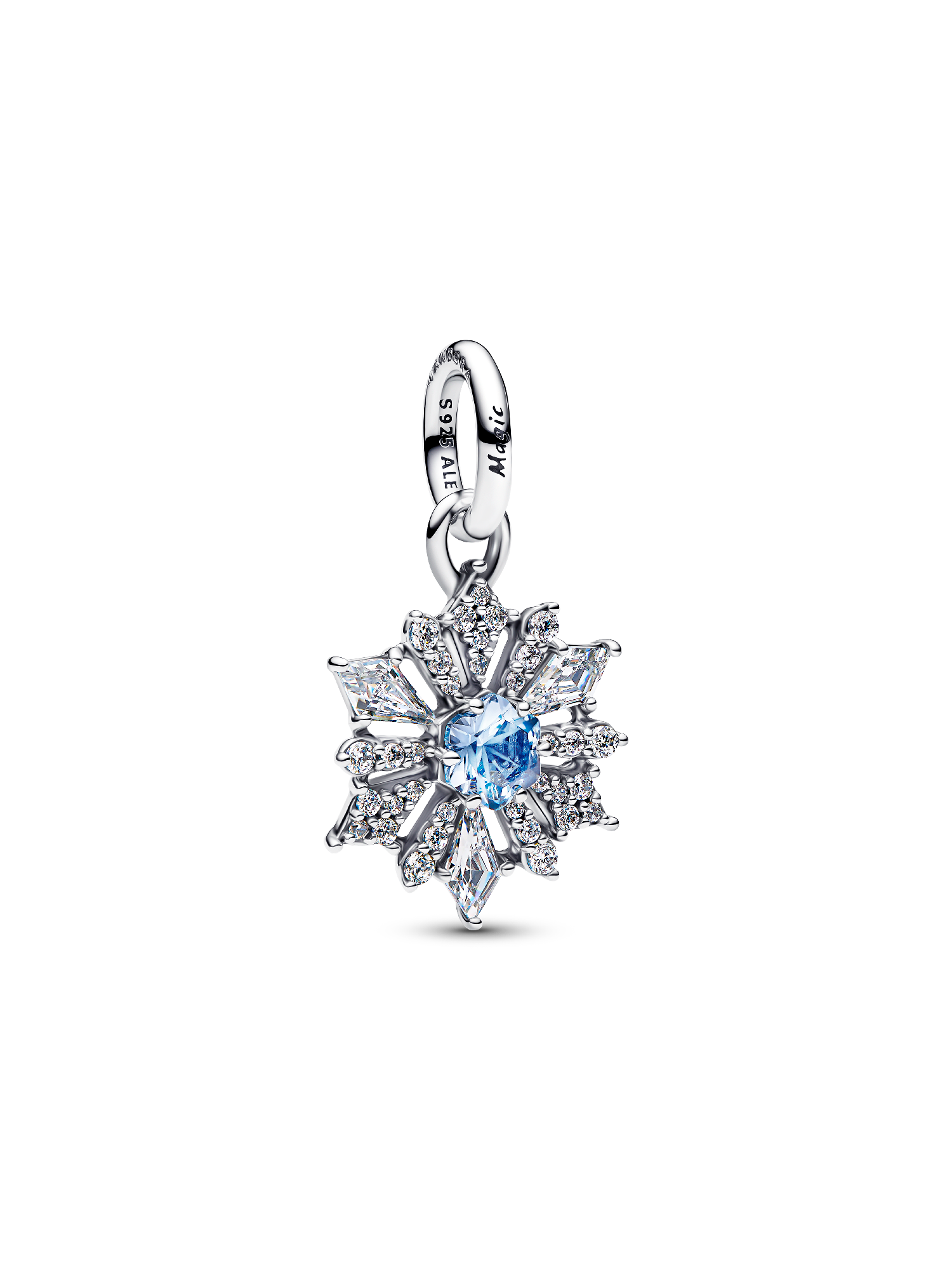 Disney Frozen Queen Elsa Snowflake Dangle Charm | スターリング