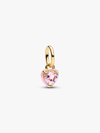 Pink Chakra Heart Mini Dangle Charm