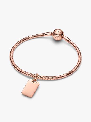Engravable Rectangle Tag Pendant
