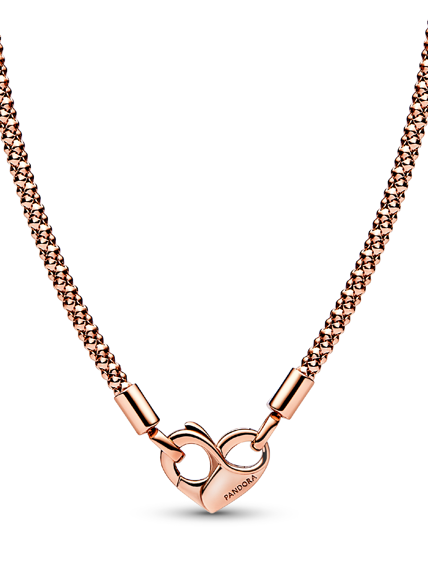 Studded Chain Necklace | ローズゴールドプレーティング | パンドラ