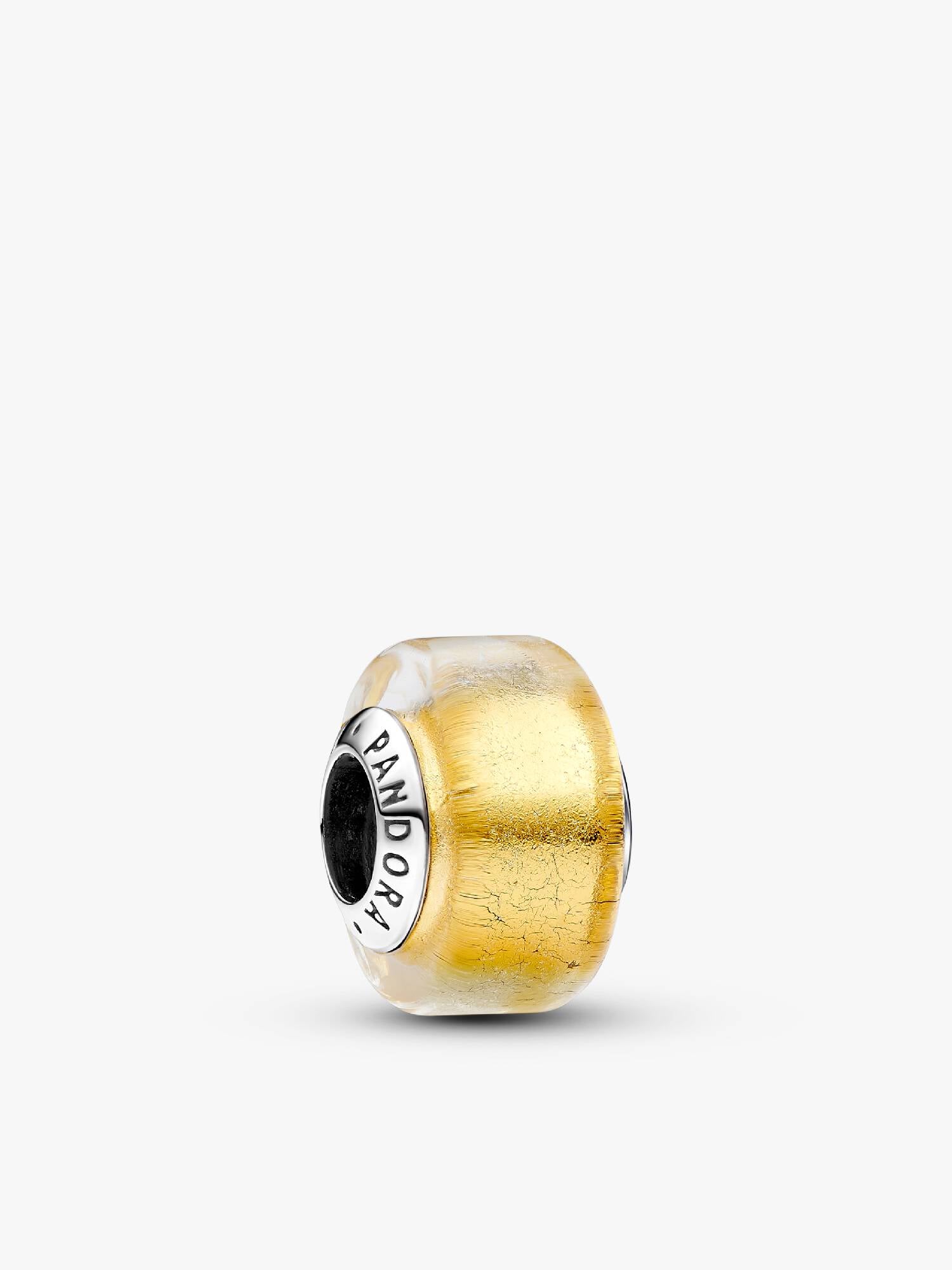 Golden Mini Murano Glass Charm
