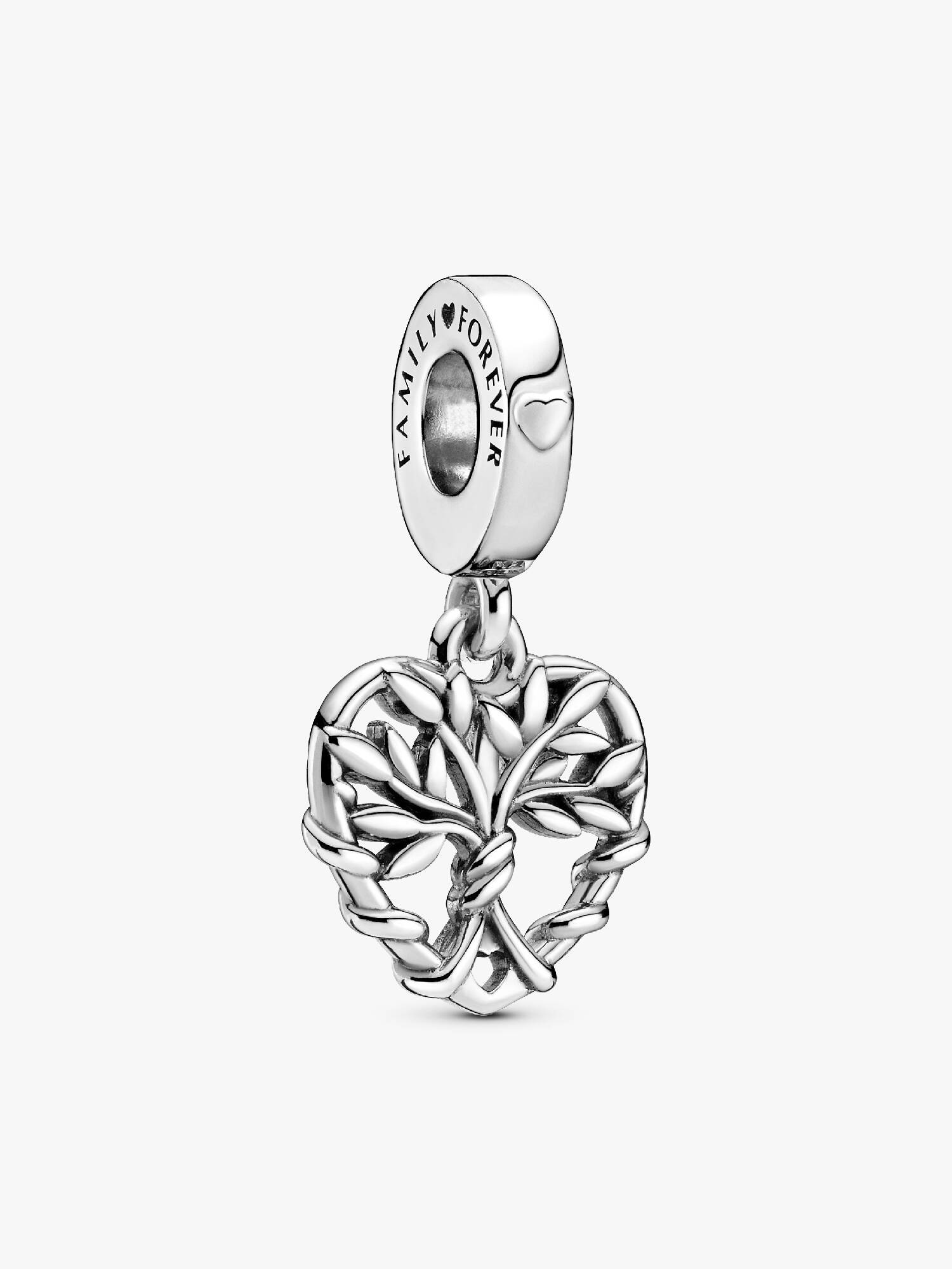 Heart Family Tree Dangle Charm
